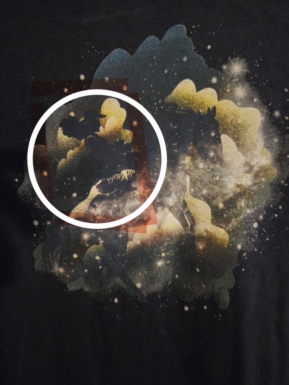 Cowgirl Silhouette Night Star Ride Shirt